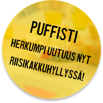 Puffisti herkumpi uutuus nyt riisikakkuhyllyssä